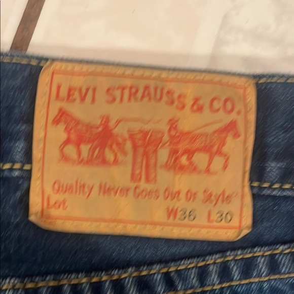 Men's Levi’s Blue Jeans size 36X30 - Picture 2 of 6